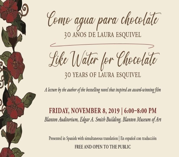 Like Water for Chocolate: 30 Years of Laura Esquivel | Spanish & Portuguese  | Liberal Arts | UT - Austin